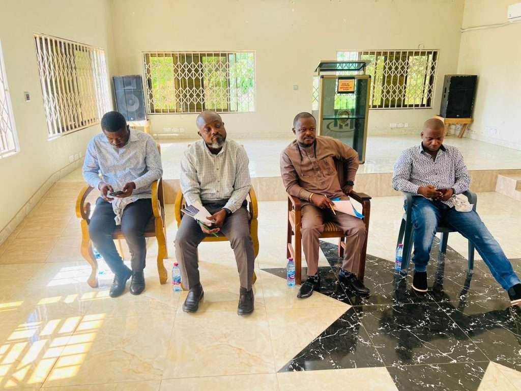 A meeting between Director, Accounts And Revenue Collectors.