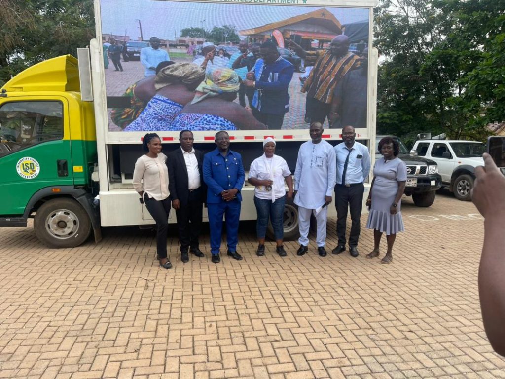 A Working Visit from the Director of Information Department for Ashanti Region.