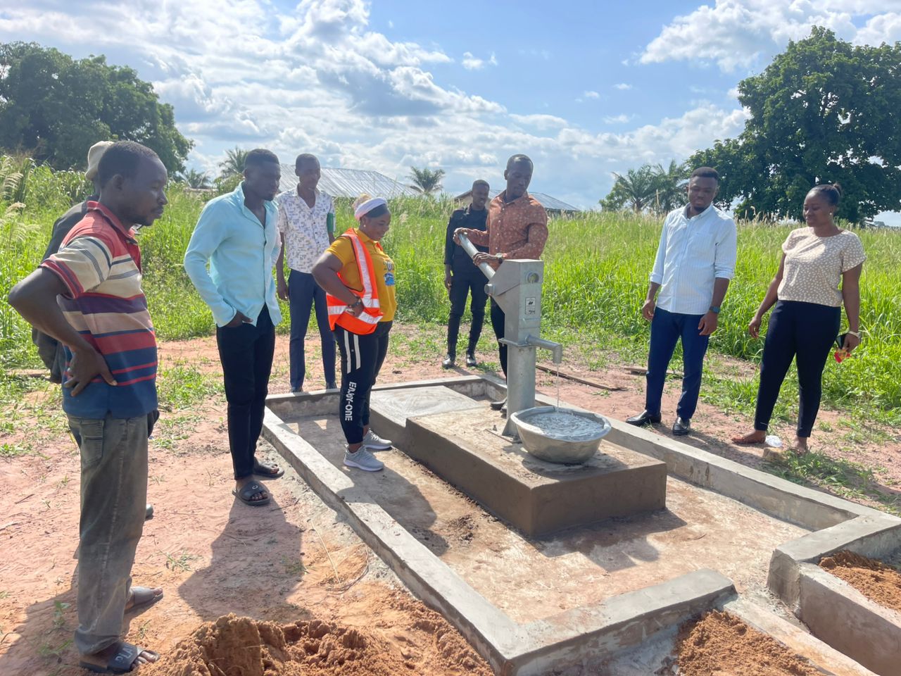 INSPECTION OF NEWLY CONSTRUCTED BOREHOLES.